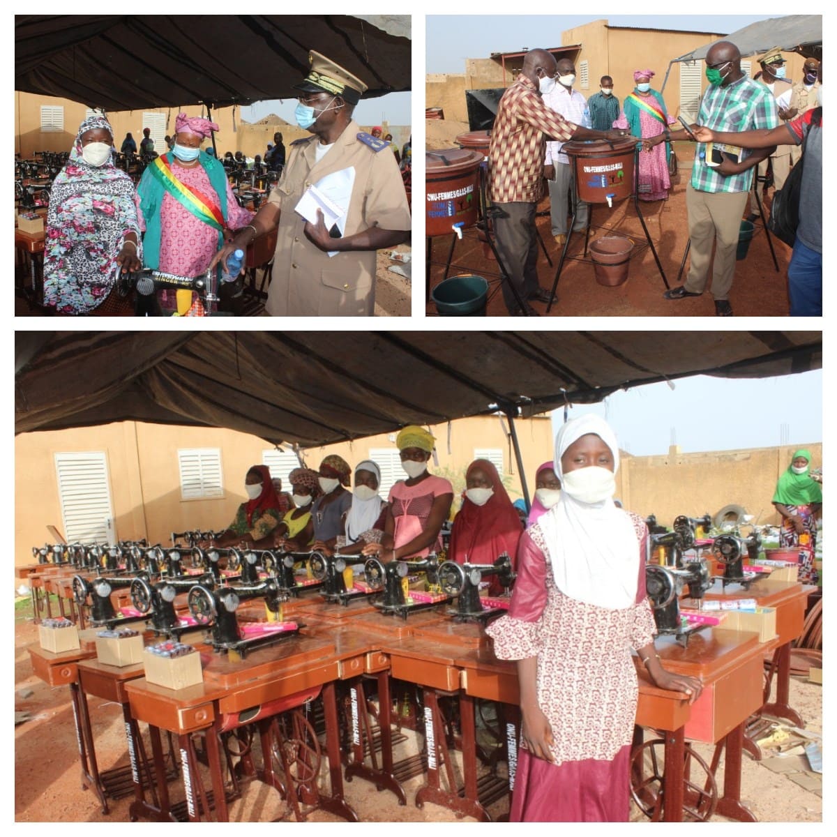 Le partenariat ONU Femmes Mali et GAAS Mali soutient les femmes déplacées de Bandiagara avec des formations et des outils